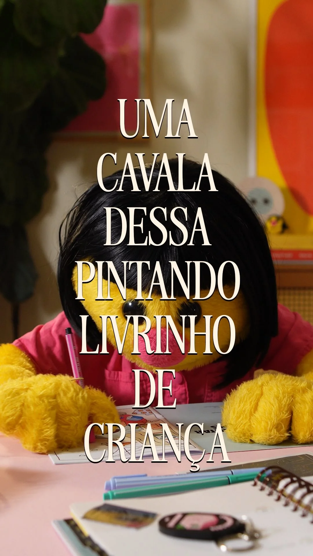 🐴 uma cavala dessa pintando livrinho de criança?
#adenia #affthehype #humor