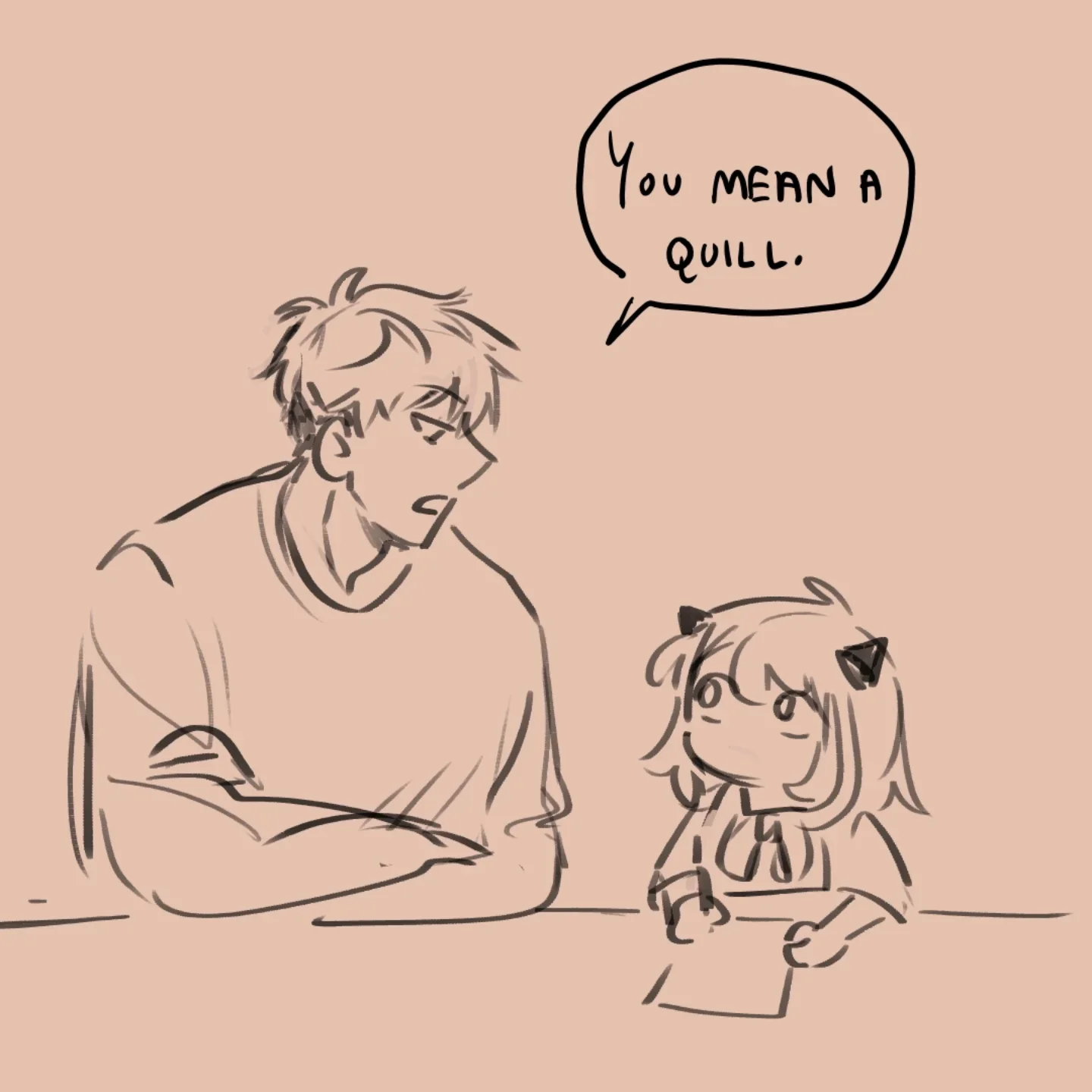 another old one today. life has been Rough ™️ and I don't anticipate making something new any time soon so I figured I might as well post something even if it's years old 😶‍🌫️

tags

...

#spyxfamily #sxf #loidforger #anyaforger #loid #anya #twilight #myart #anime #manga