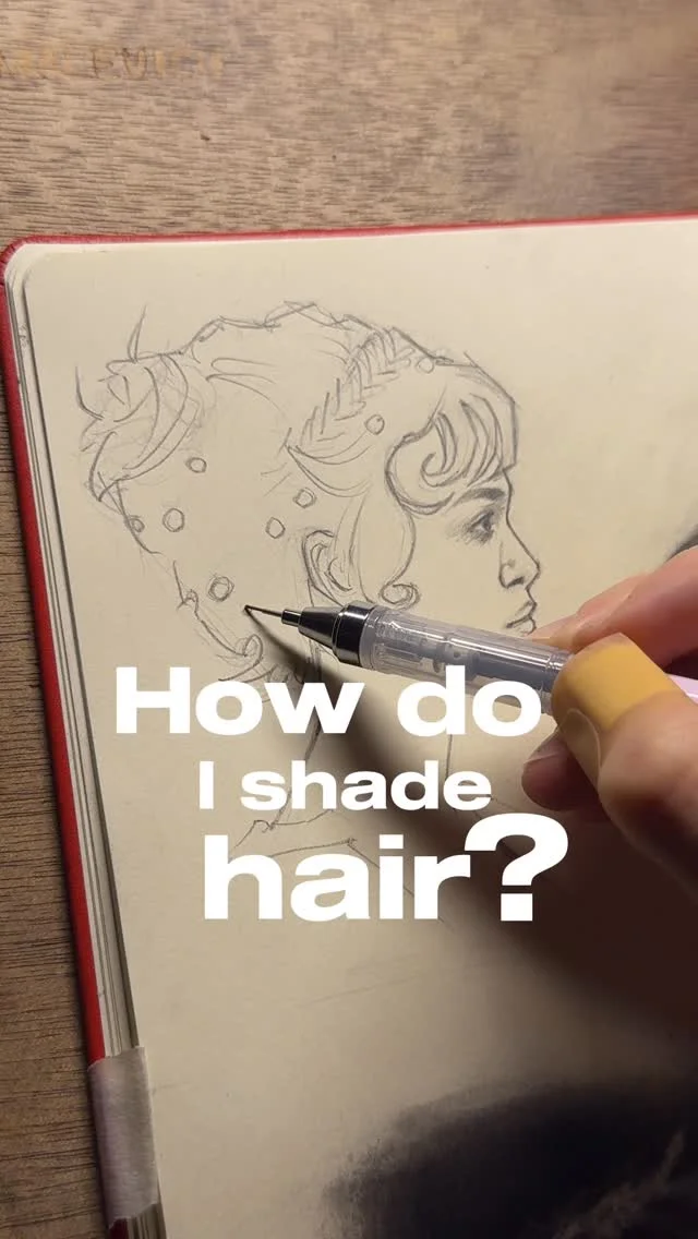 Quickly showing how I draw hair ✍️

#tutorial #art #draw #fyp #viral