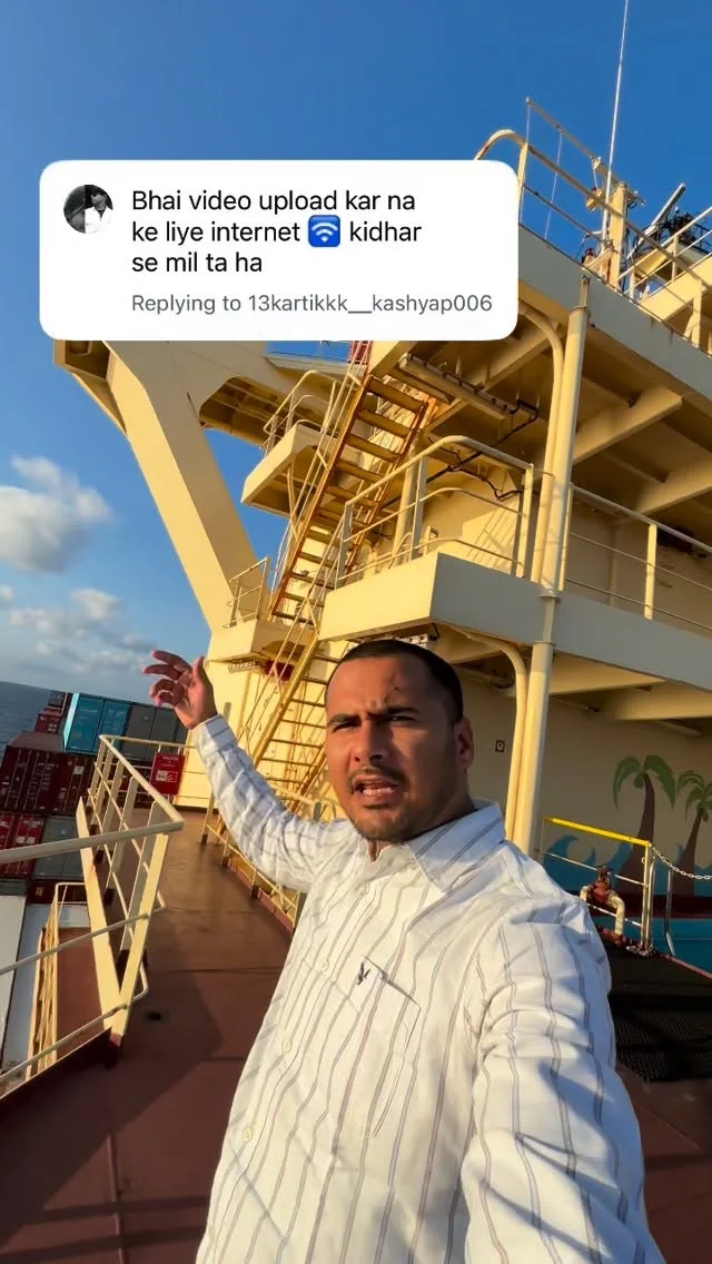 Ship Starlink Unlimited Internet h😎🚢💸 #trend #merchantnavy #starlink #elonmusk #trendingreels